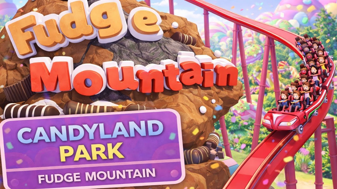 Building Fudge Mountain Coaster | Candyland Park – Planet Coaster