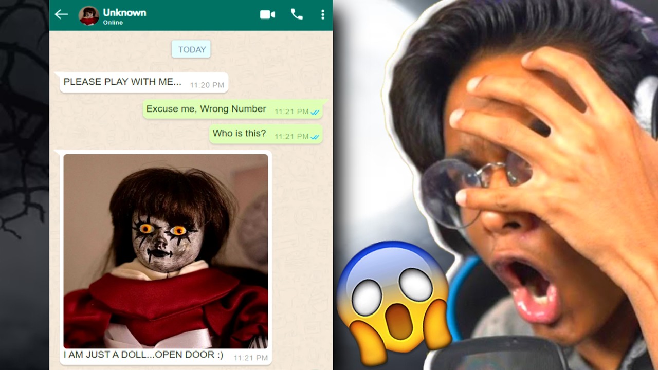 SCARIEST HORROR WHATSAPP CHATS😨