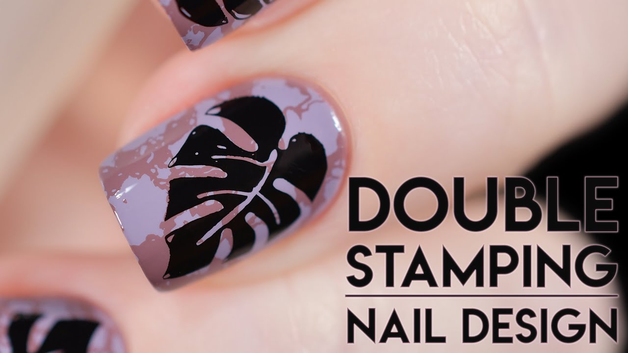 Double Stamping Nail Design - Двойной стемпинг
