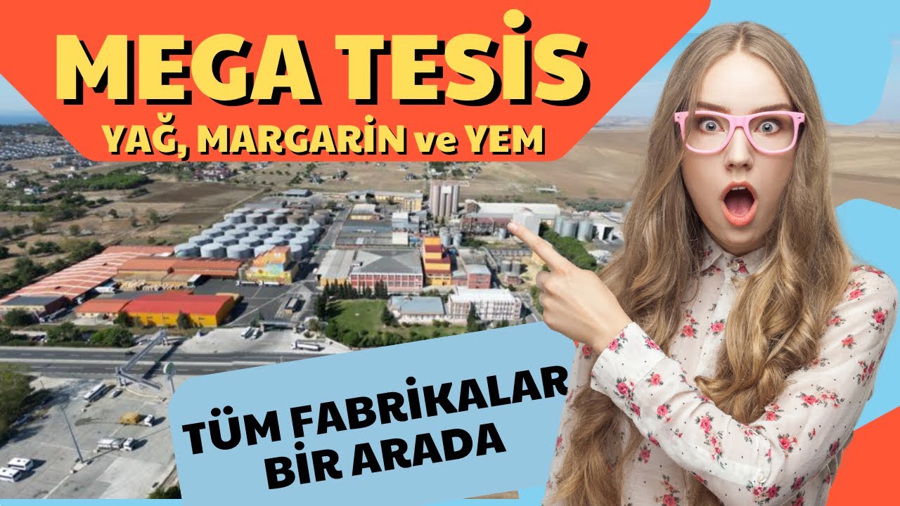 MEGA TESİS: YAĞ, MARGARİN VE YEM | Mega Factory: SunflowerOil,Margarine and AnimalFeed All in 1