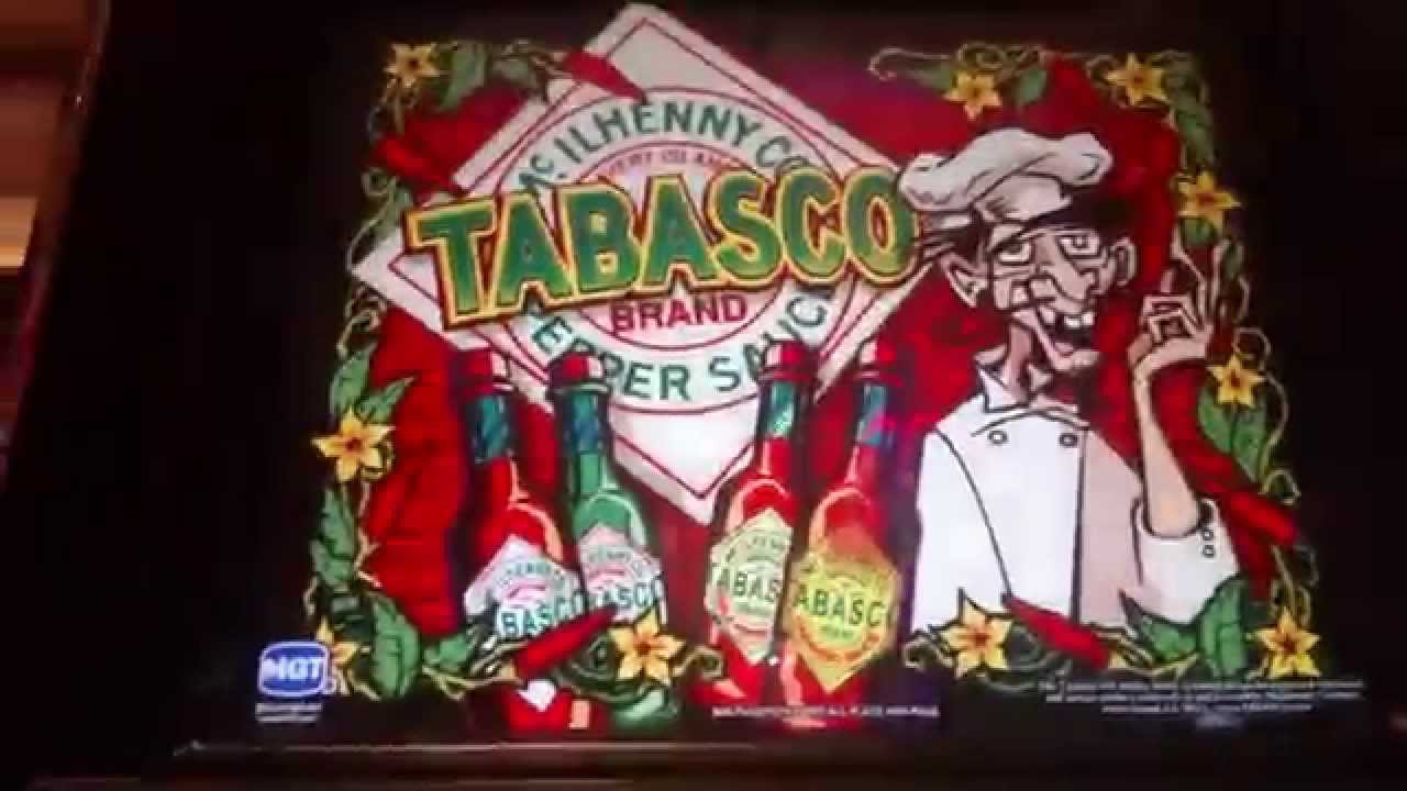 Big Win! Tabasco slot machine bonus round at Mount Airy casino