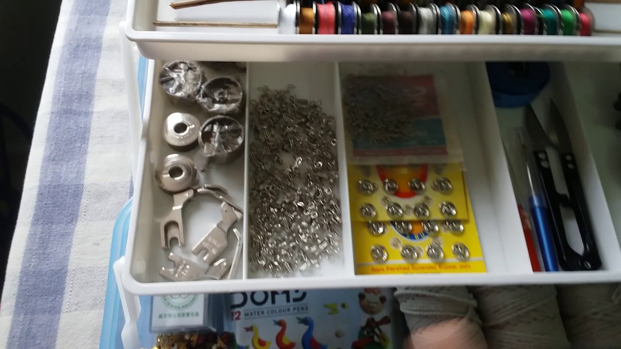 Tailoring materials organize in one box