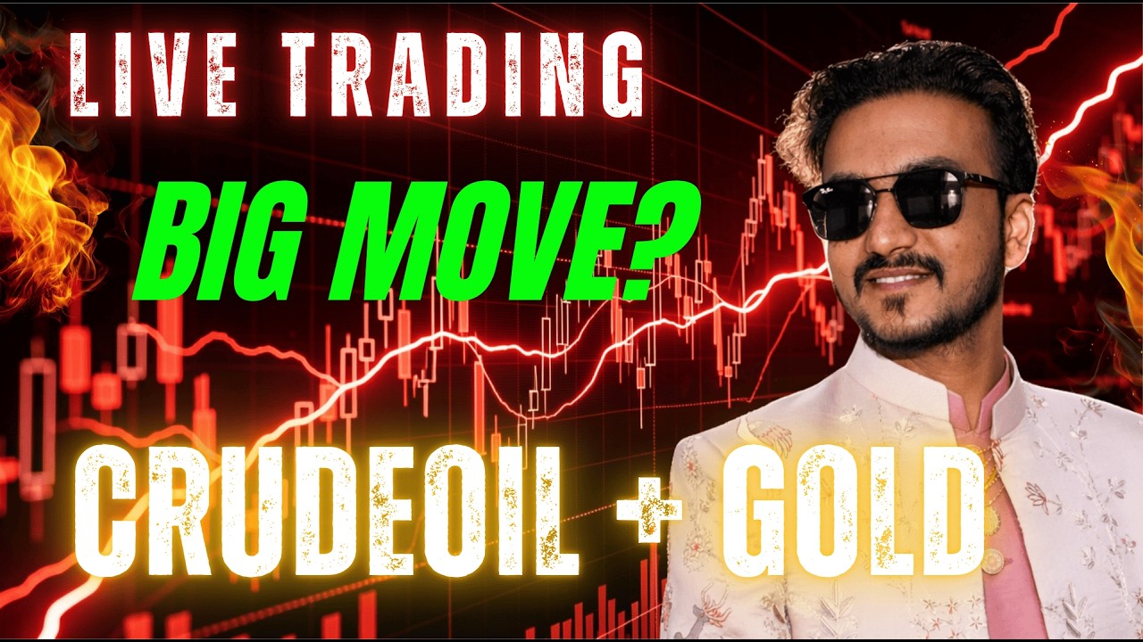 CRUDEOIL LIVE TRADING 🔴 | XAUUSD Analysis | Support & Resistance Strategy @PMSMALLTRADERS