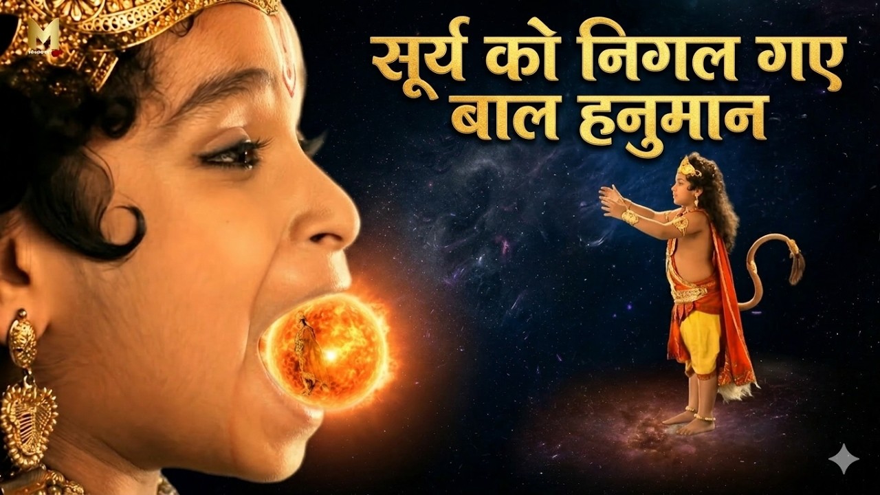 बचपन में ही सूर्य को निगल गए बाल हनुमान 😲 | देखिए महाबली हनुमान की अद्भुत शक्ति | Mahabali Hanuman