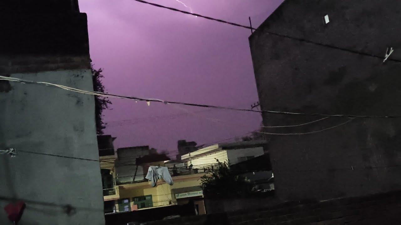 Subh 6 Bje Barish⚡⛈️😱🤯