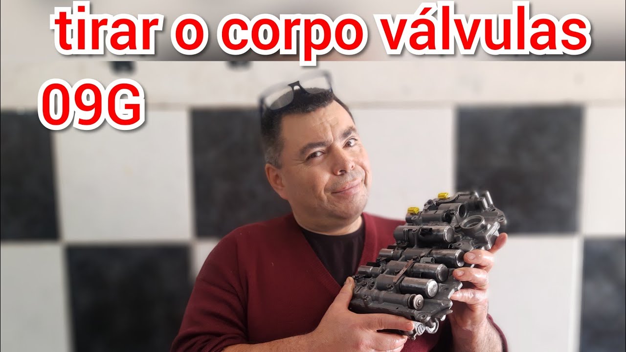 corpo de válvulas 09G/TF60SN (JETTA ,BORA,VIRTUS.....).tirando pra um reparo na carcaça.