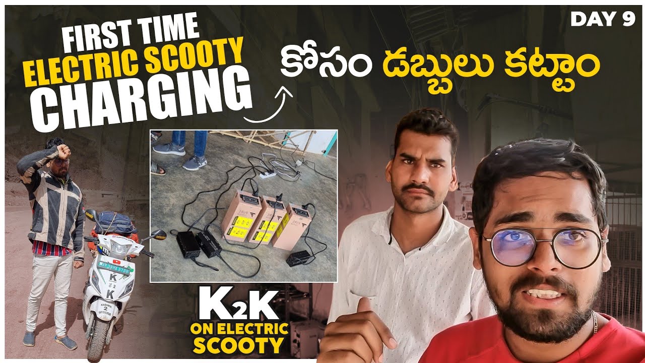 Charging కష్టాలు Start అయ్యాయి | Delhi To Gwalior | Day 9 | K2K On Electric Scooty | HN motovlogs
