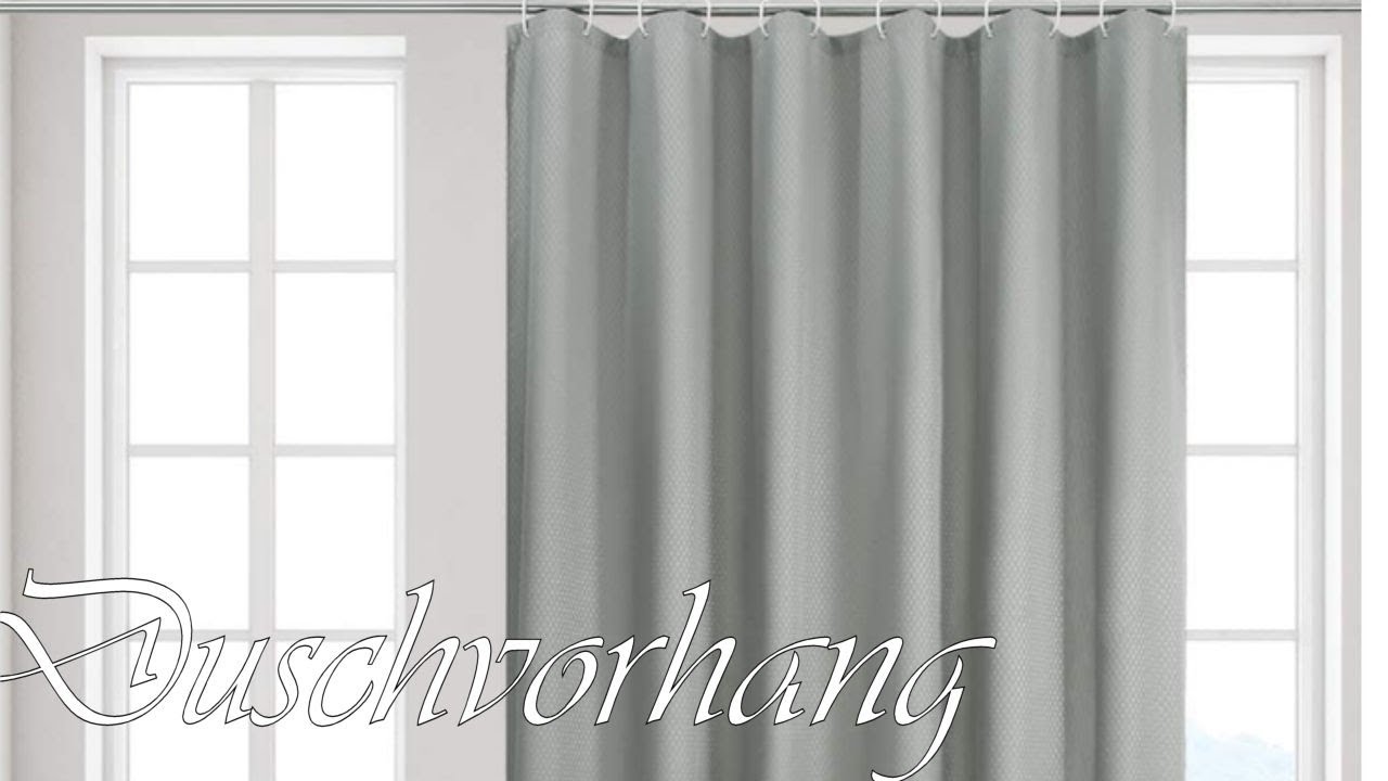 Furlinic Duschvorhang &Uuml;berl&auml;nge 180x210 f&uuml;r Badewanne und Bad, Schwerer Badvorhang aus Stoff