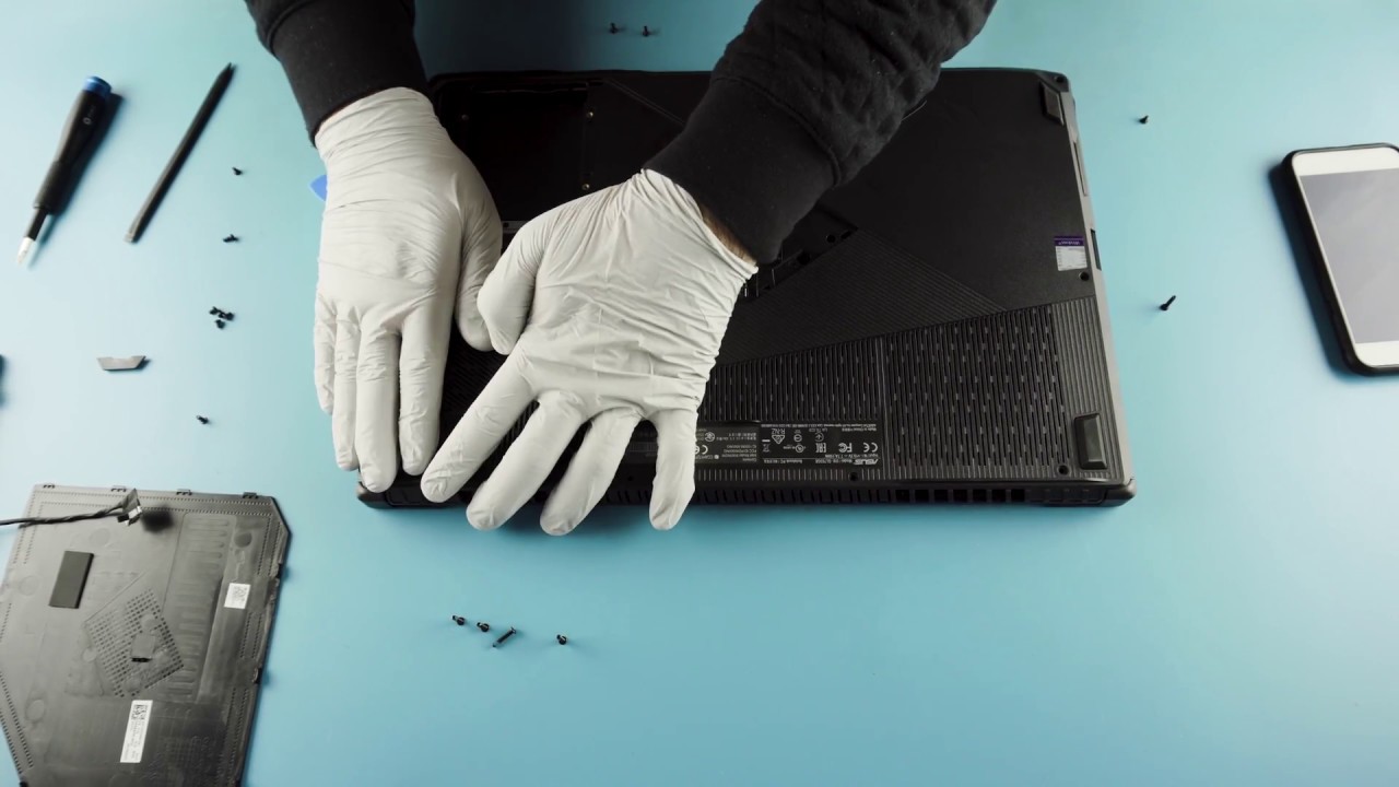 Asus Strix Gl703GE | Руководство по обновлению и разборке ноутбука (как это сделать)