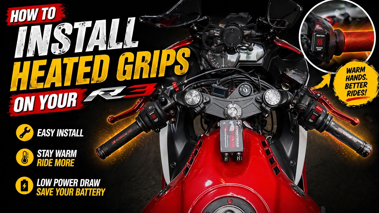How to Install HEATED Grips on R3