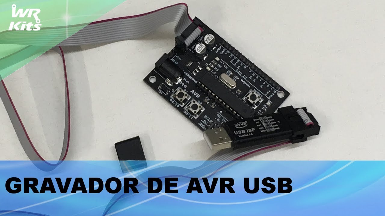 GRAVANDO UM MICROCONTROLADOR AVR COM USB ISP!