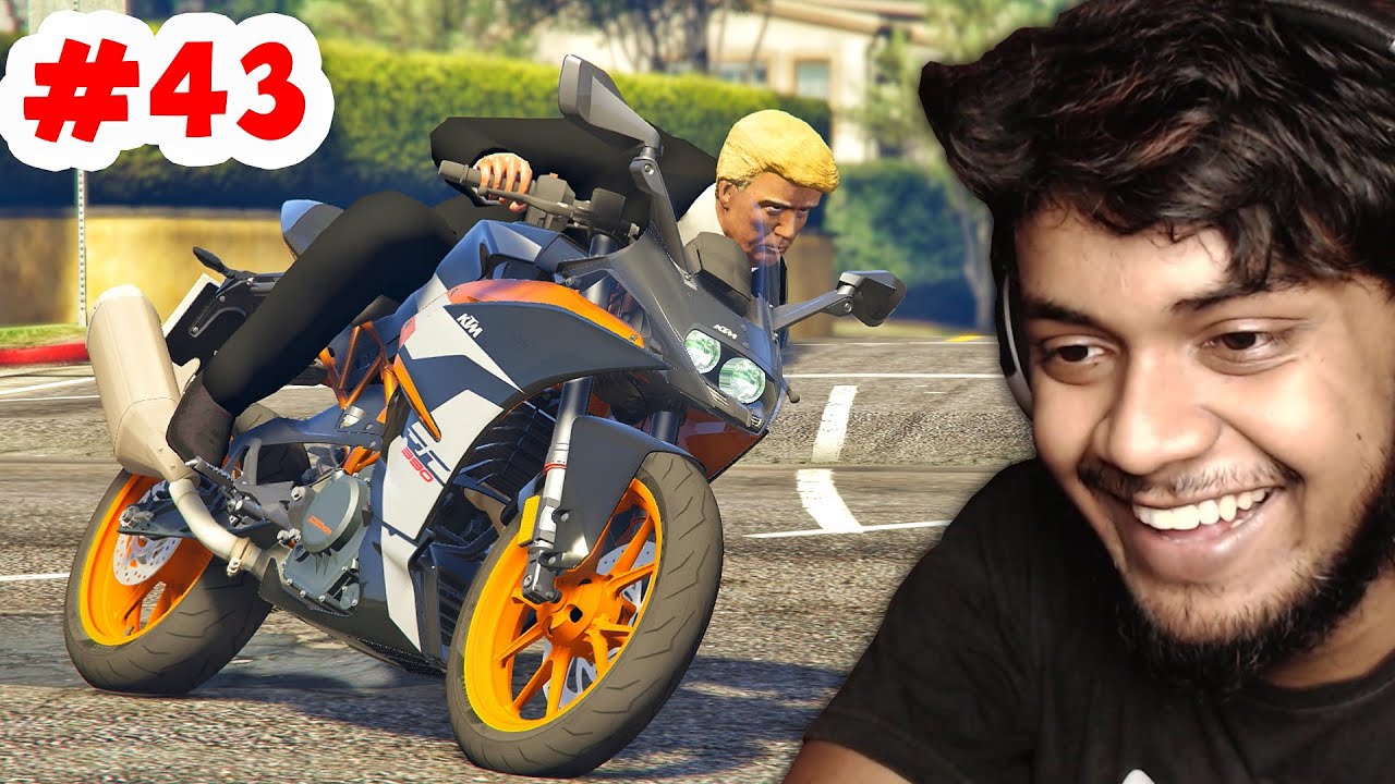 Gta5 tamil, TRUMP took our KTM RC390 bike - Part 43