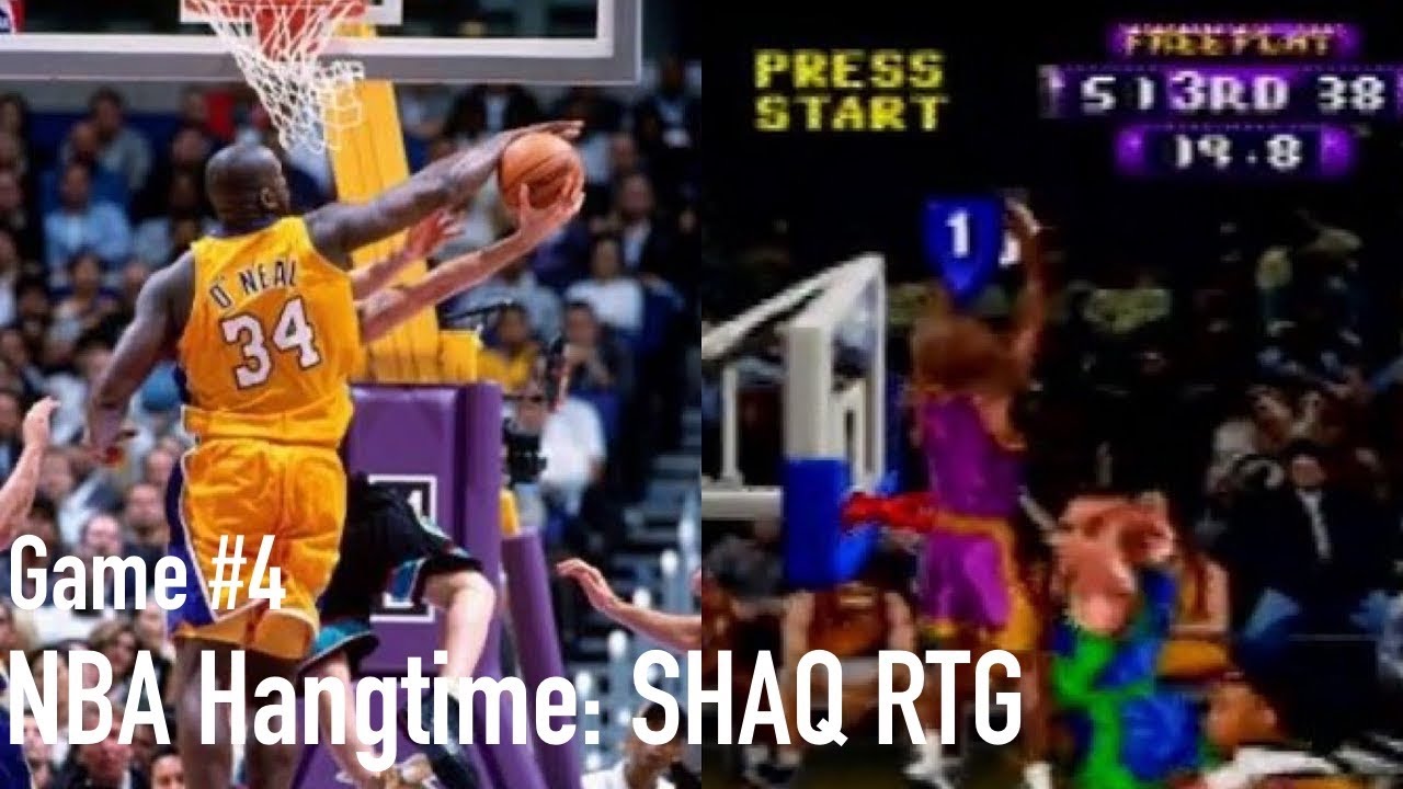 NBA Hangtime (N64) с Шаком: Игра 4 (Даллас Маверикс)