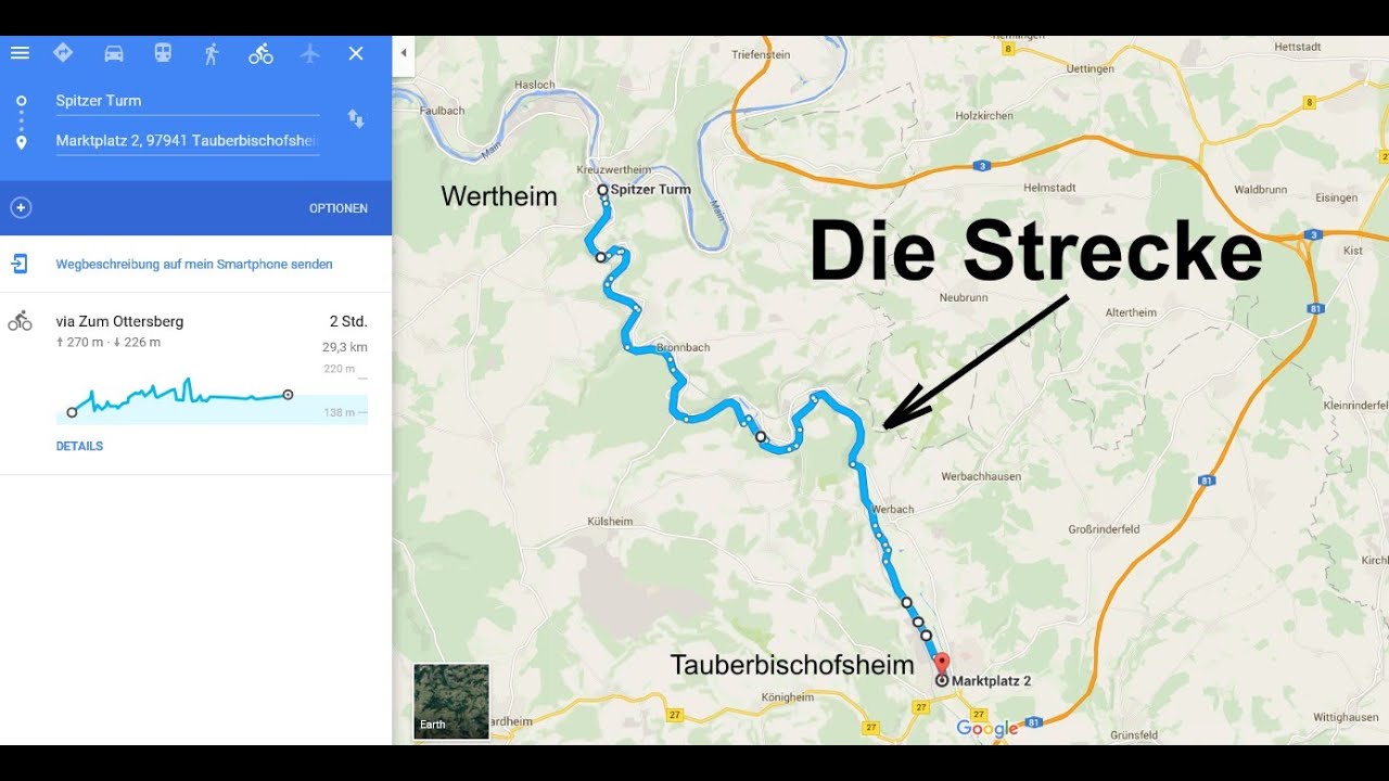 30 km, von Wertheim nach Tauberbischofsheim, schöne Altstädte
