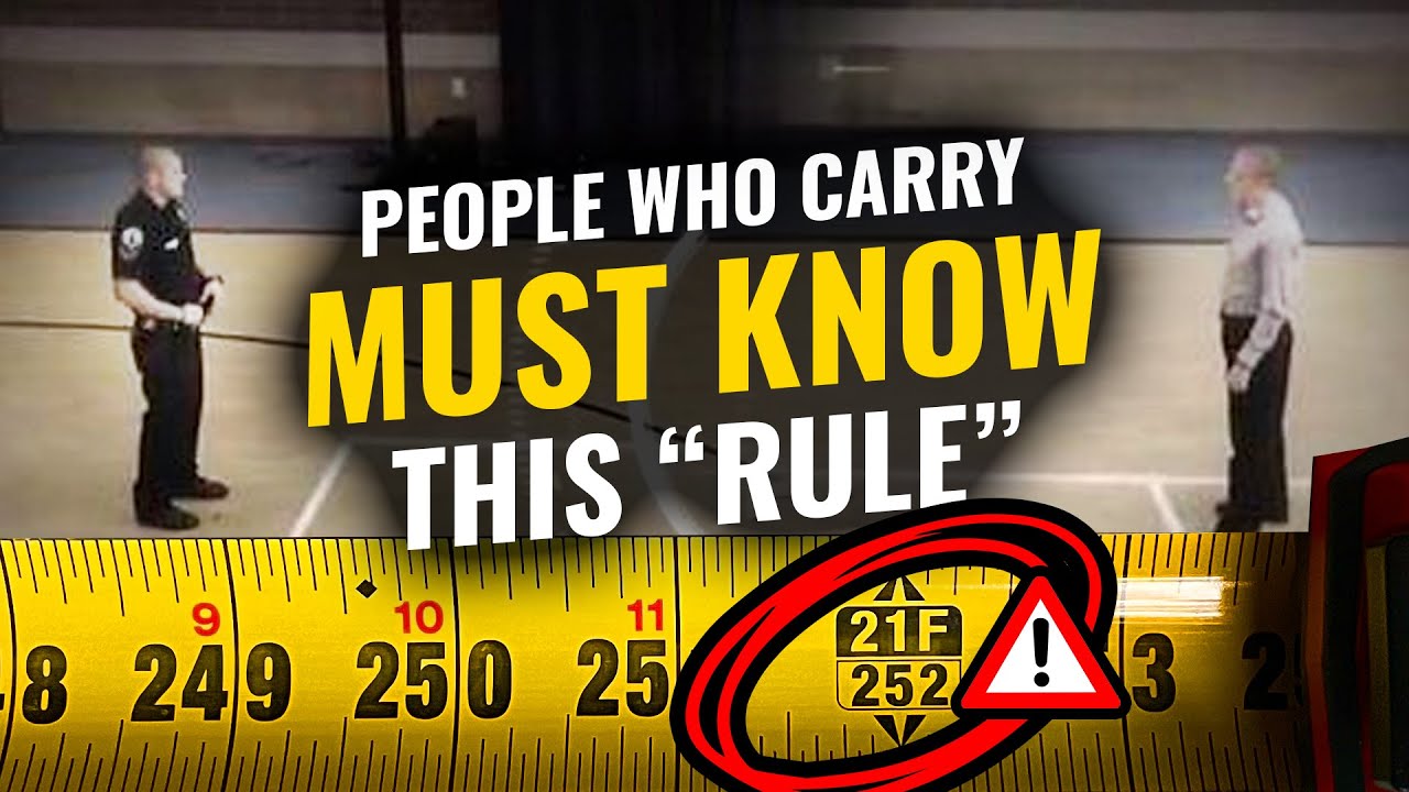 Carry Concealed? Know THIS Rule (The 21-Foot Rule/Reactionary Gap)