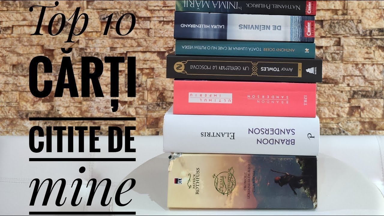 Top 10 carti citite de mine | BookTube Romania | Book reviews