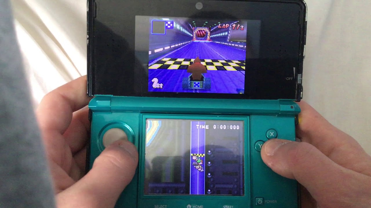 Part 2 of Mario Kart DS, gameplay of VS Team Race.