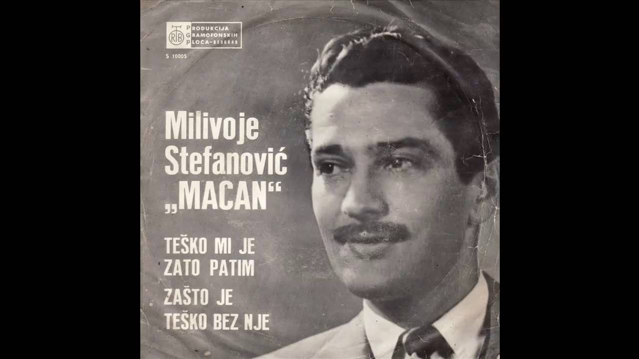 Milivoje Stefanovic-Macan - Tesko mi je zato patim - (Audio 1970) HD