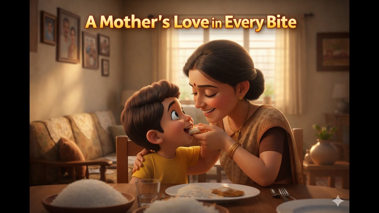 “Home is where Amma's Fish Curry Is... ♥️🐟  | Emotional 3D Animated Story”