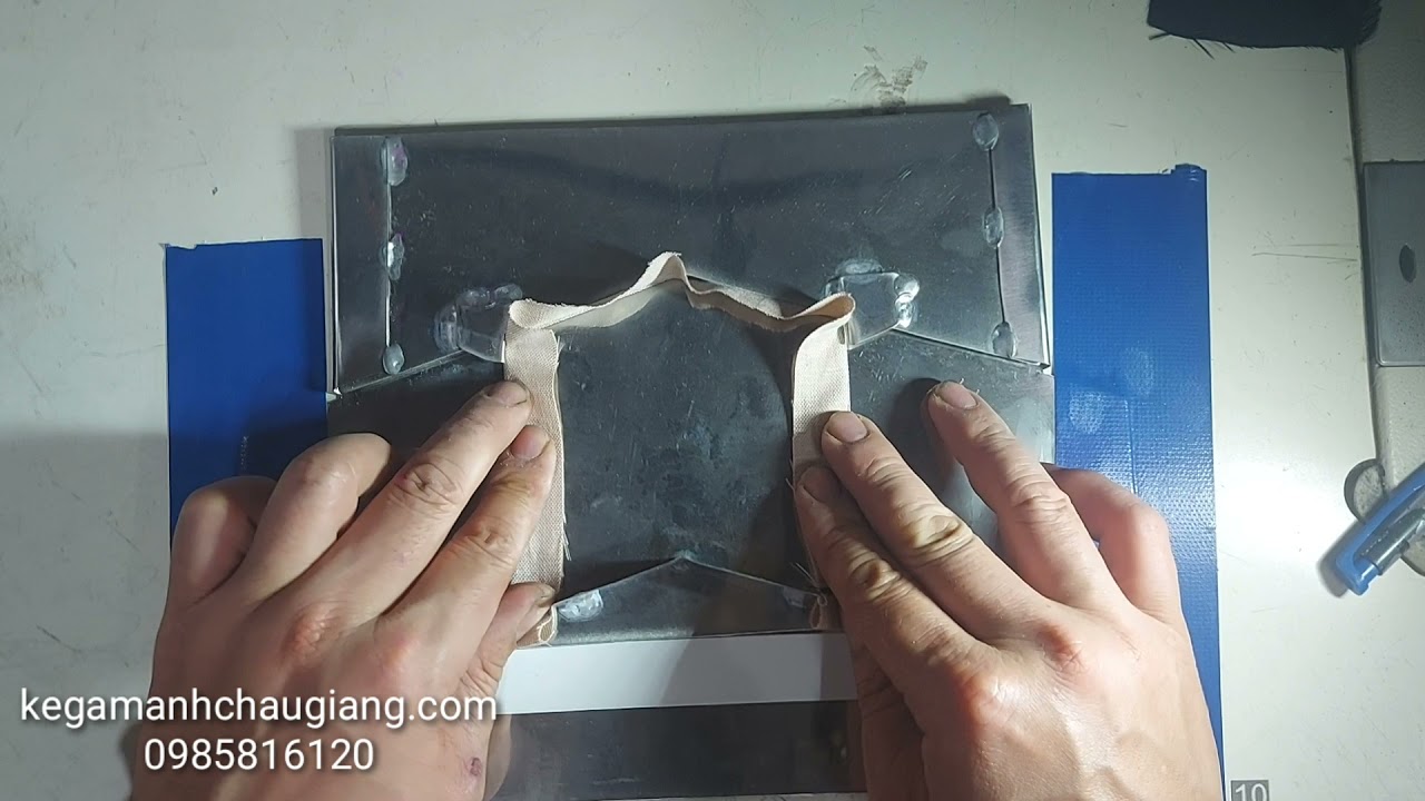hướng dẫn lắp đặt CỮ ÉP TÚI TRÊN MÁY ÉP MEX MÁY ÉP KEO thao tác chuẩn manhchaugiang cữ gá ngành may