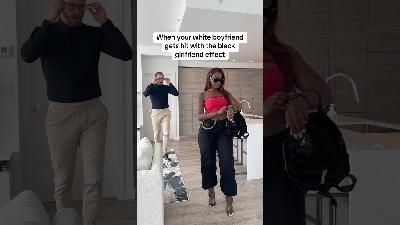 Was there any stopping it? 🤷🏾&zwj;♀️ #couple #coupleshorts #reaction #interracial #relationship #bwwm