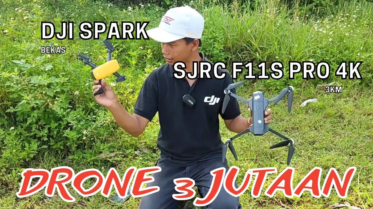 Dji Spark VS SJRC F11s Drone Semi Pro Murah Harga 3 Jutaan