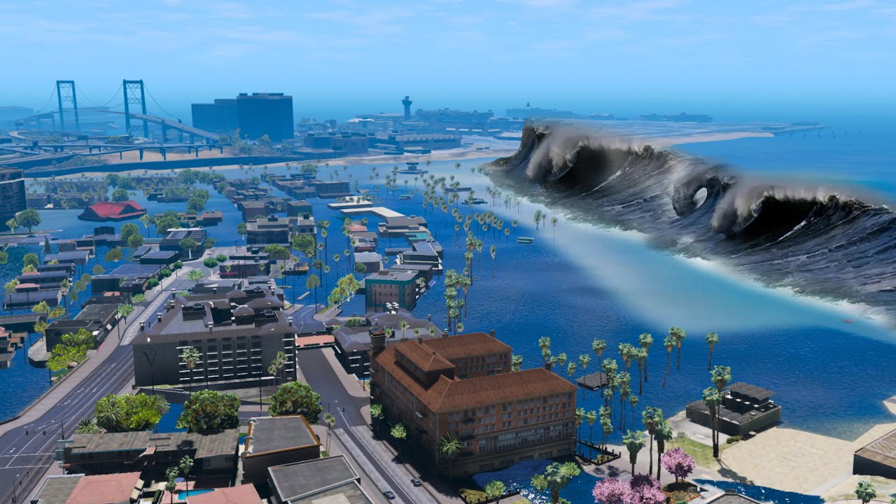 [GTA 5] UN TSUNAMI DÉCIME LA VILLE DE LOS SANTOS