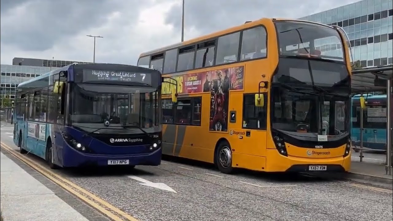 Buses & Trains at Milton Keynes 24/7/2024