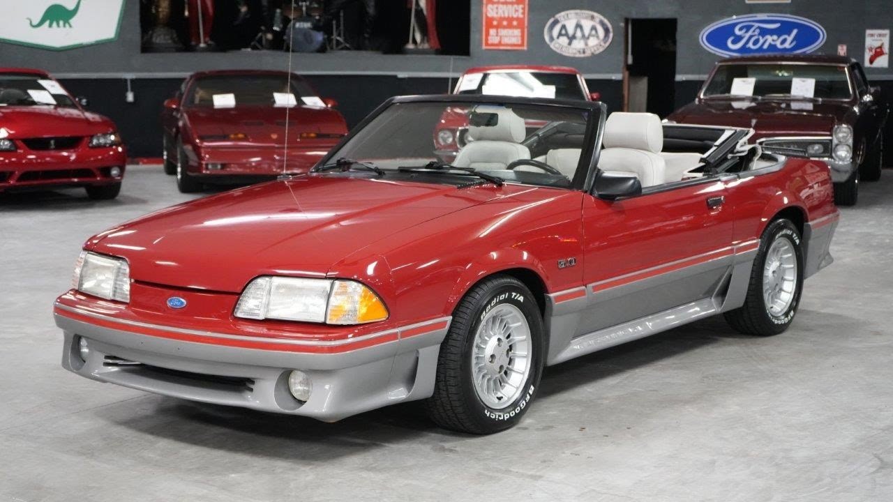1987 FORD MUSTANG GT CONVERTIBLE