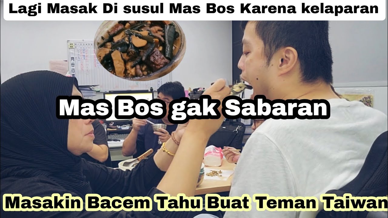 Lagi Masak Tiba-tiba Di Susul Mas Bos Karena Kelaparan ⁉️Minta Icip2 Duluan 