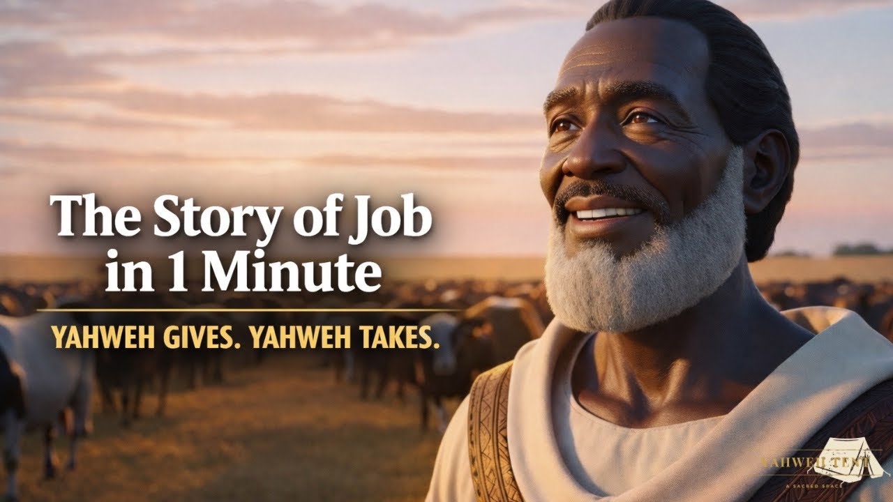 The Story of Job in 1 Minute | Yahweh Gives Yahweh Takes | Bible Story