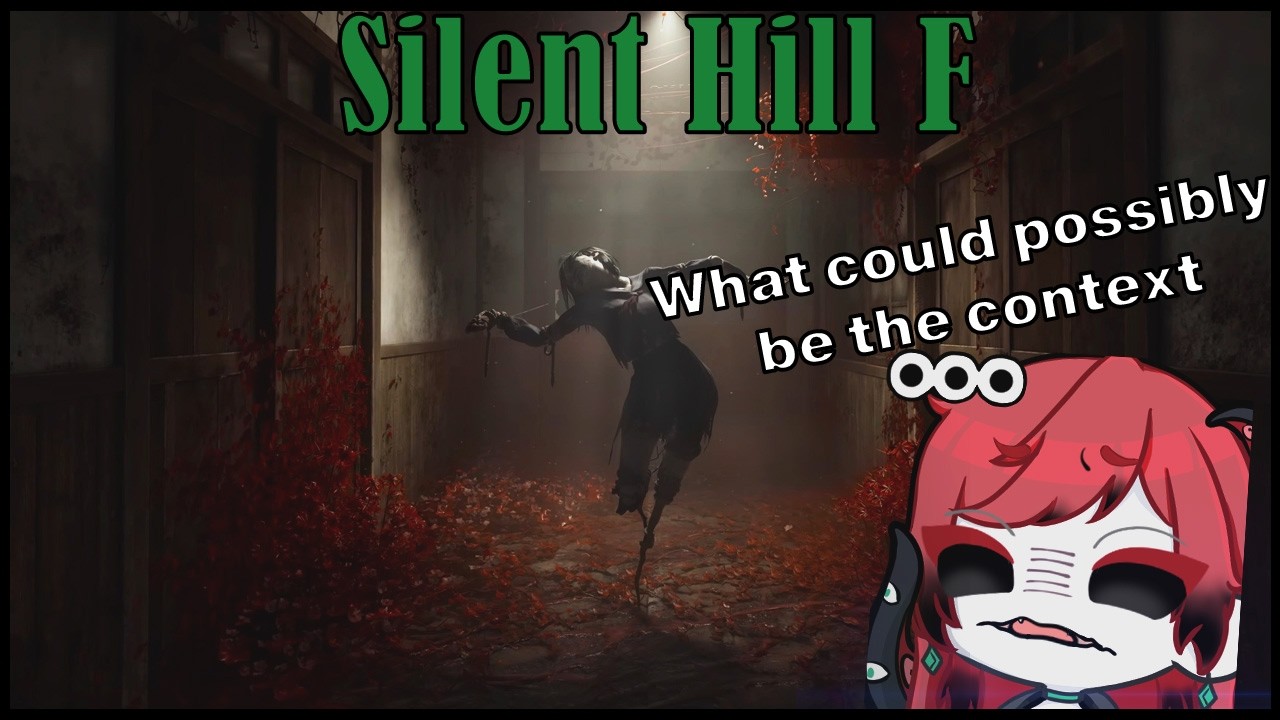 All the promotional art in this game is really creepy |Silent Hill f|