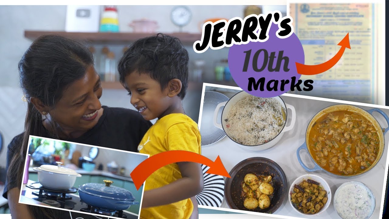 Jerry's CBSE 10th SCORE/Garlic eggs and Kalyana Veetu nei choru/Facing these health issues