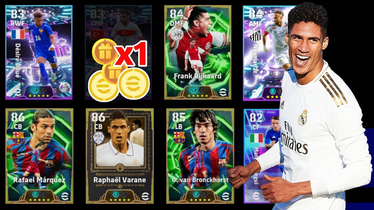 Бесплатное шоу! 🎉🎁 Лучшее открытие подарочных наборов! Efootball 2026 Mobile || Эпичный Варан с р...