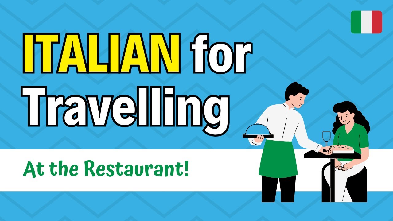 ITALIAN for Travelling 🌎 At the Restaurant!
