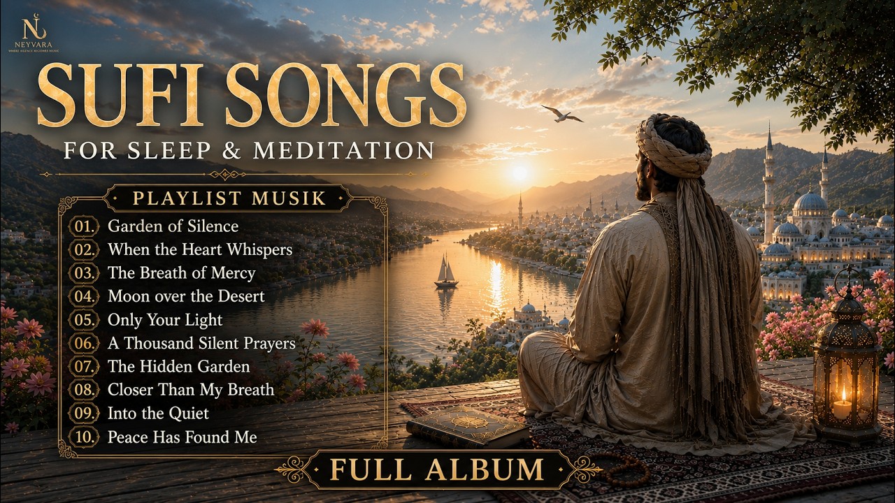 Deep Sufi Sleep Music 🌙 Peaceful Meditation & Healing | Garden of Silence (Full Album)