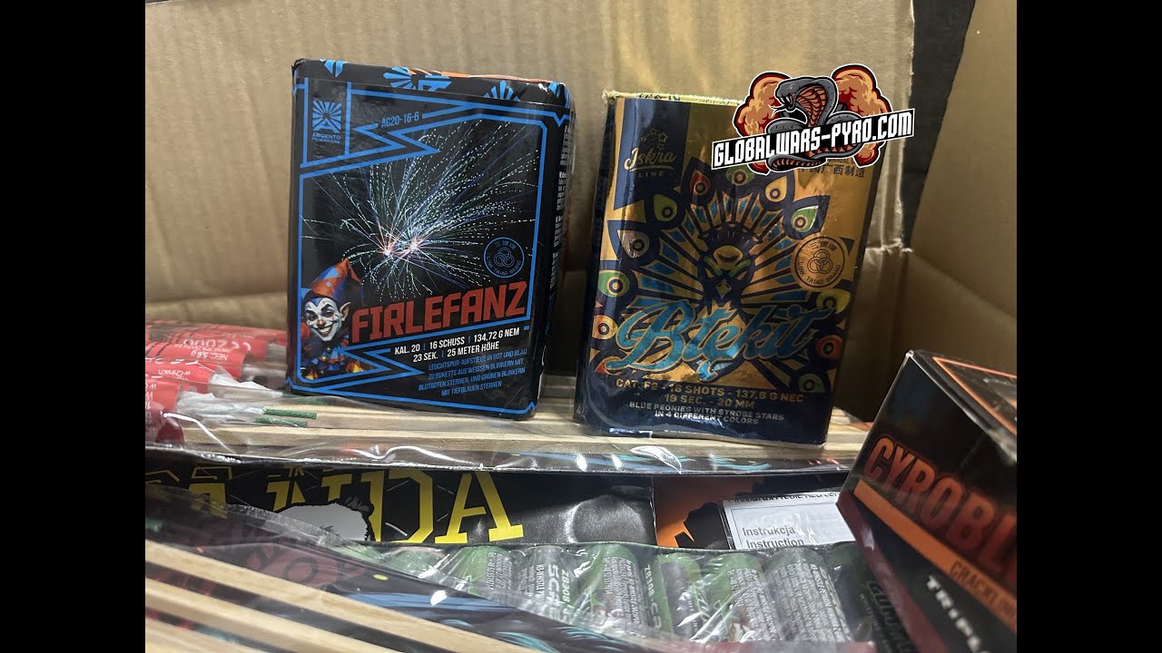 Globalwars-Pyro Silvesterfeuerwerk 2025/2026 SPONSOR Unboxing | PyroBangerTV
