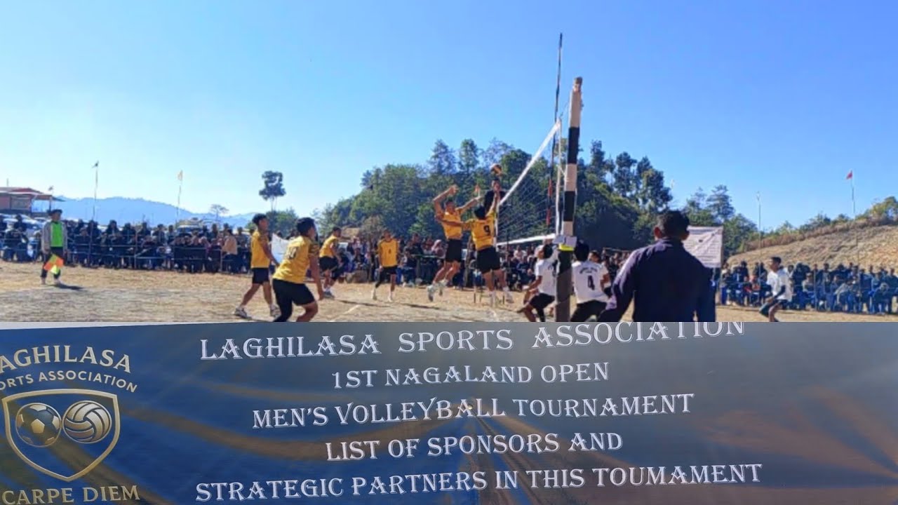 LSA 1st Nagaland open men's volleyball,MH-10 vs ZBTO