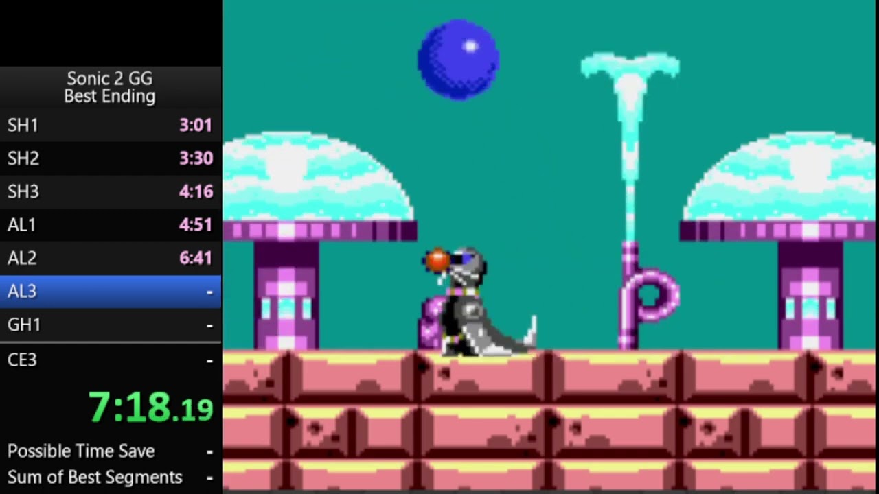 Sonic 2 GG Best Ending Speedrun in 18:47 [Current World Record]
