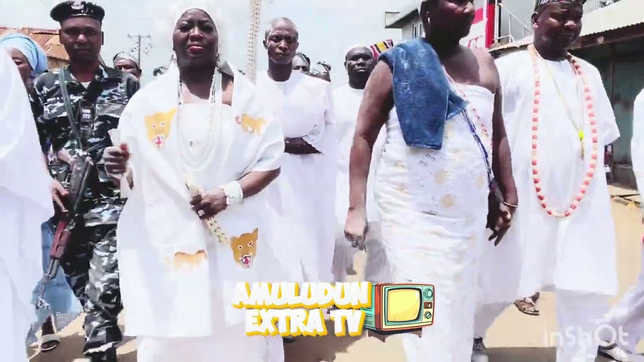 OONI of IFE’S Queen Ashley’s Gallant movement with Yeye Alaragbo at the 2025 Alaragbo Festival