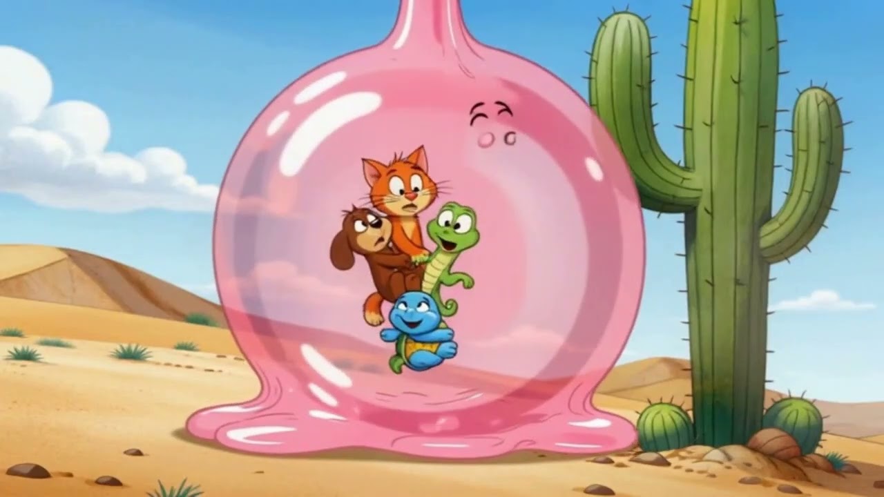 The Giant Bubble Escape,#KidsAdventure #FunForKids #BubbleFun #KidsStory #FamilyFriendly #CartoonFu