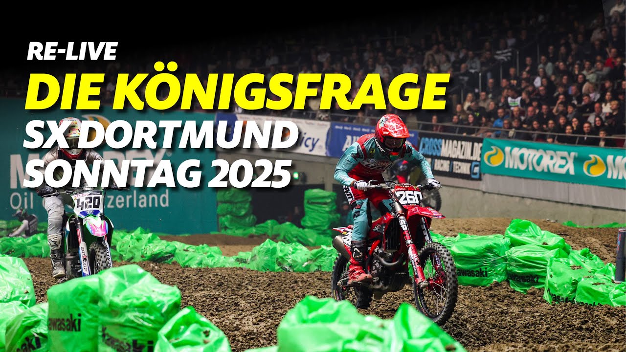 SX-Livestream: Sonntagnachmittag 2025, 40. ADAC Supercross Dortmund
