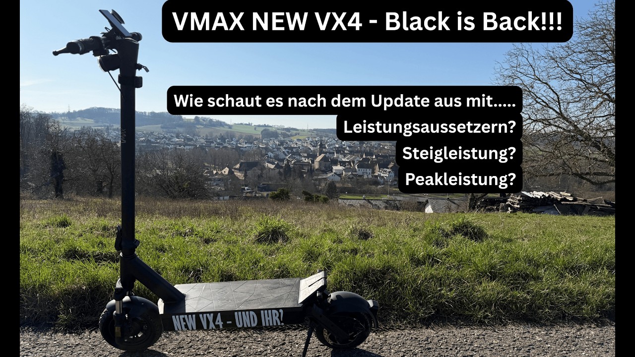 VMAX NEW VX4 - Black is Back - Test nach Softwareupdate