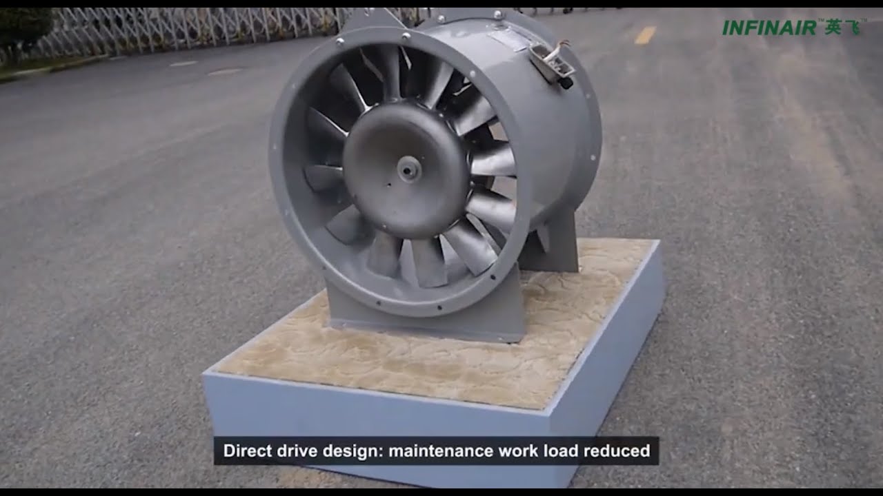 Highly Efficient Inline Vane Axial Fan Impeller Type M   YFIAM