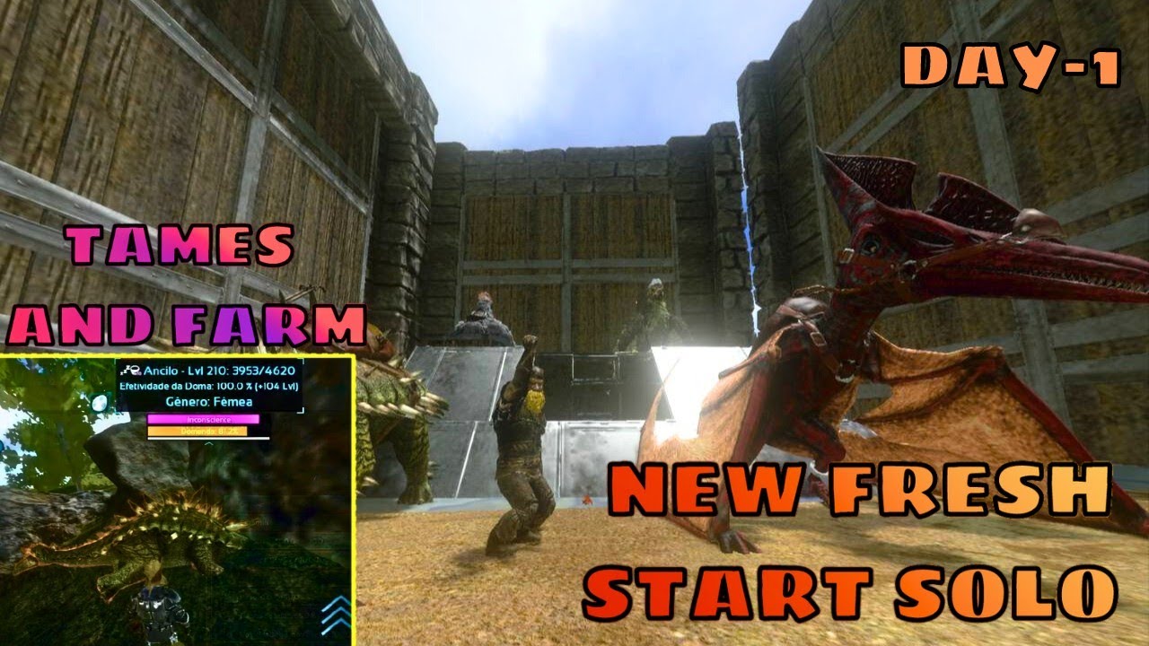 ARK MOBILE| NEW FRESH START PVXC SOLO | Season 5 EP-1