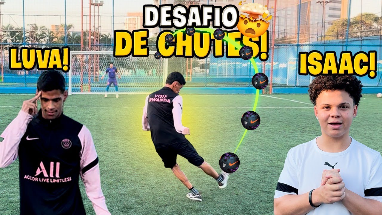 O MAIOR DESAFIO DE CHUTE DA INTERNET: ISAAC XAVIER VS LUVA DE PEDREIRO