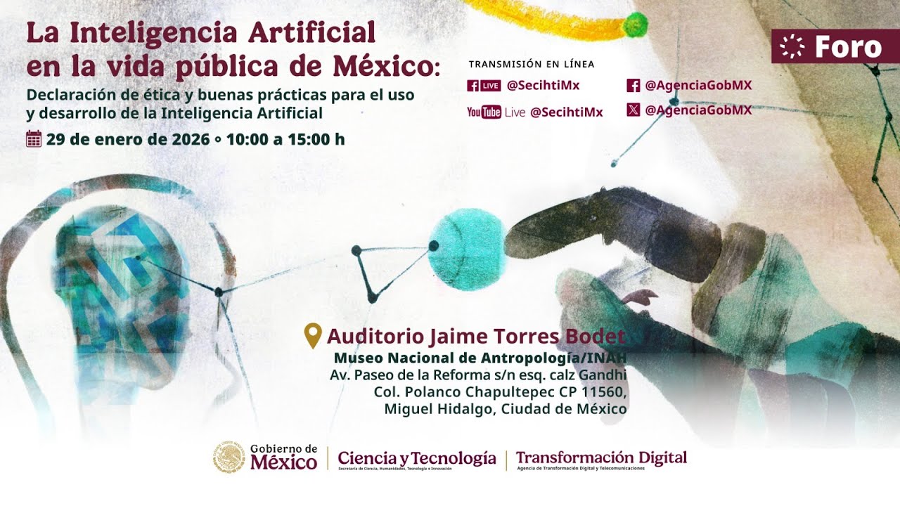 Foro “La Inteligencia Artificial en la vida pública de México