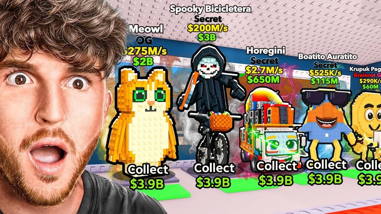 I STOLE 200 Of The RAREST BRAINROTS