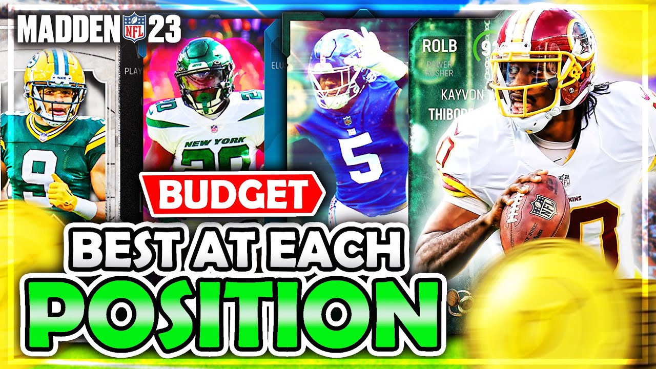 BEST *BUDGET* CARDS AT EACH POSITION in Madden 23 Ultimate Team