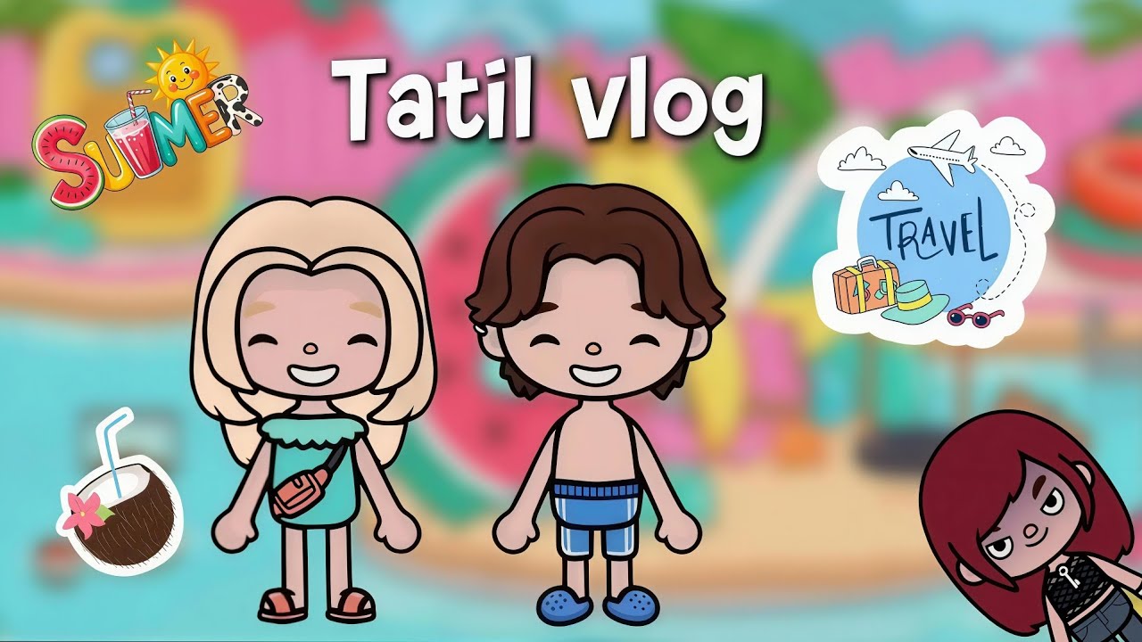 Tatil vlog 🌊✈️/Hırsızlıkla suçlandım😯😞/ Toca boca World Türkiye / Toca Deniz